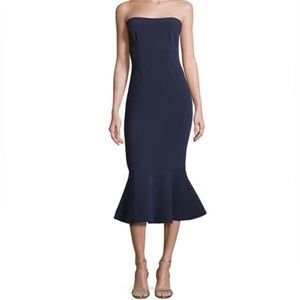 Cinq a sept Luna strapless midi dress